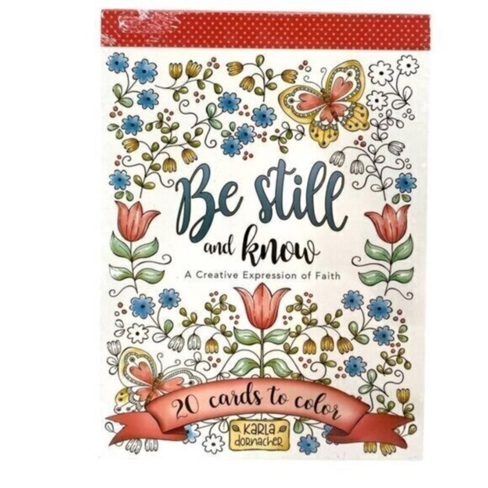 Be Still and Know Cards to Color A Creative Expression of Faith New